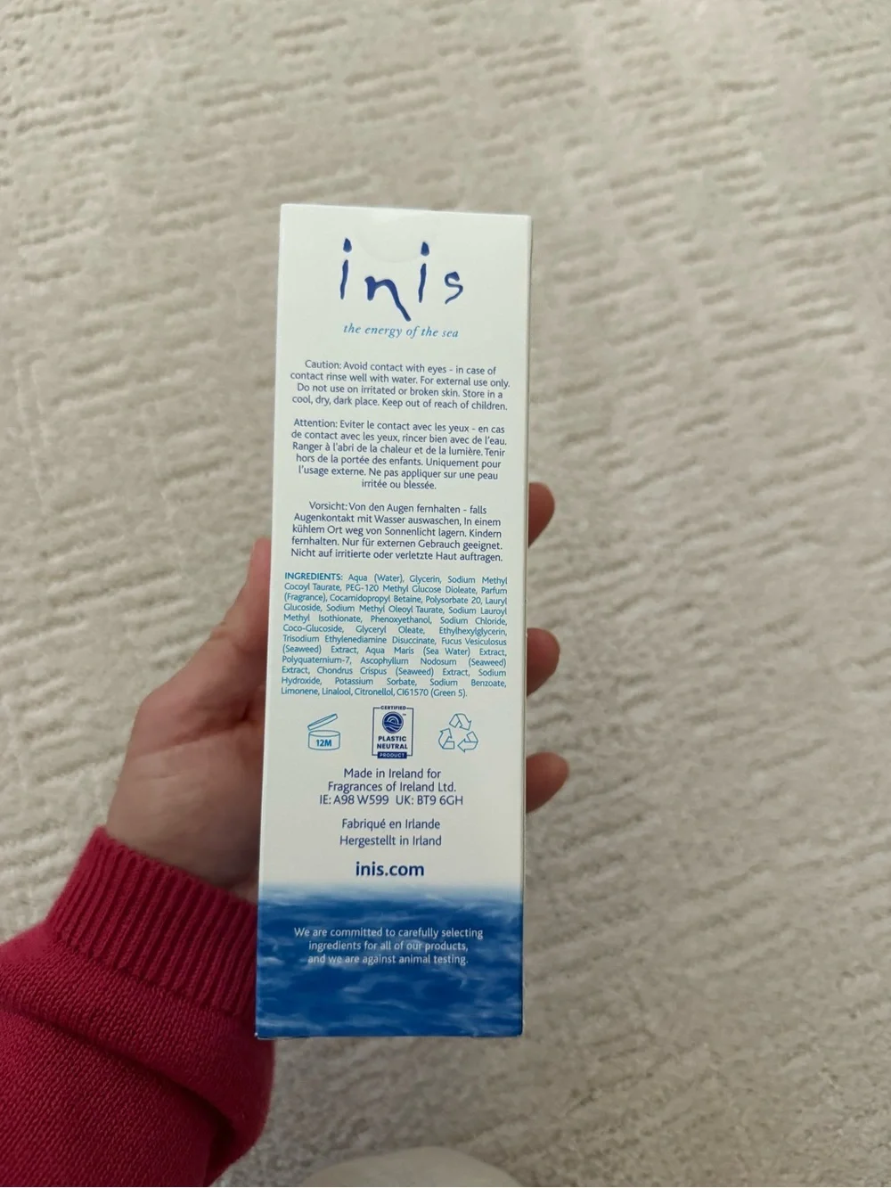 INIS Refreshing Shower Gel - Picture 3 of 5